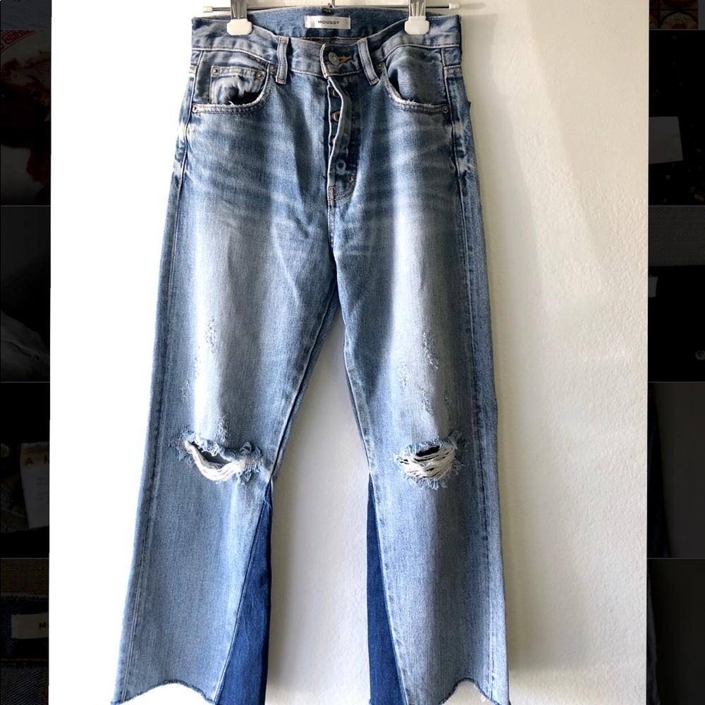MOUSSY Jeans - Flare Straight, Size 25